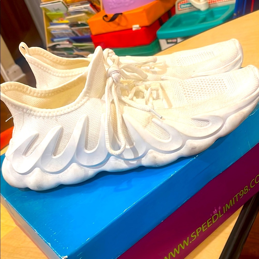 White Athletic Sneakers